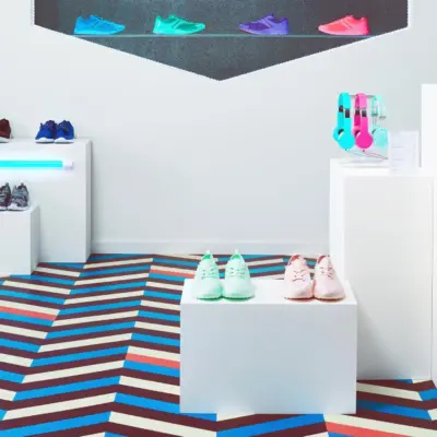 Vinyl flooring for professional use