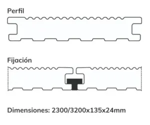 Terrasse extérieure en matière synthétique solide/Grapa Vista