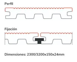 Terrasse extérieure en matière synthétique solide/Grapa Vista