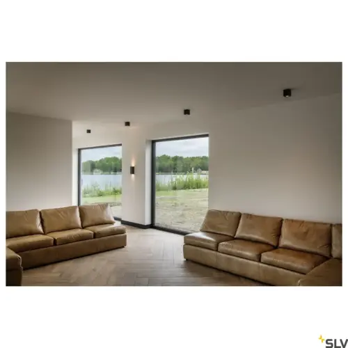 THEO UP/DOWN Plafonnier Anthracite Applique Anthracite