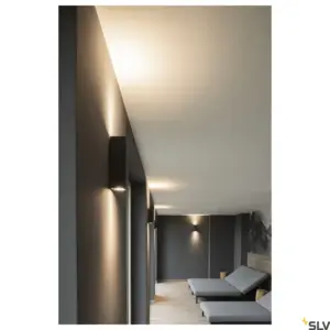 THEO UP/DOWN Plafonnier Anthracite Applique Anthracite