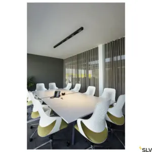 Q-LINE CL Luz de superfície/teto LED para teto/superfície 2m Preto 3000K