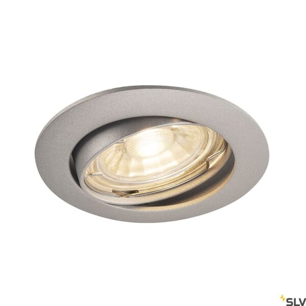 PIKA Candeeiro de teto ajustável LED cinzento/prata