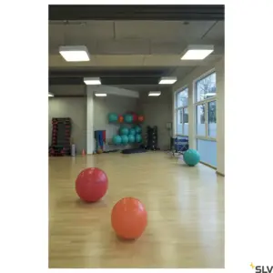 Candeeiro de teto LED branco quadrado MEDO 60