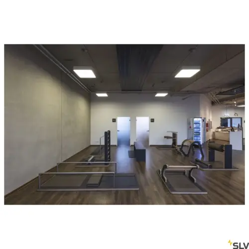 Candeeiro de teto LED branco quadrado MEDO 60