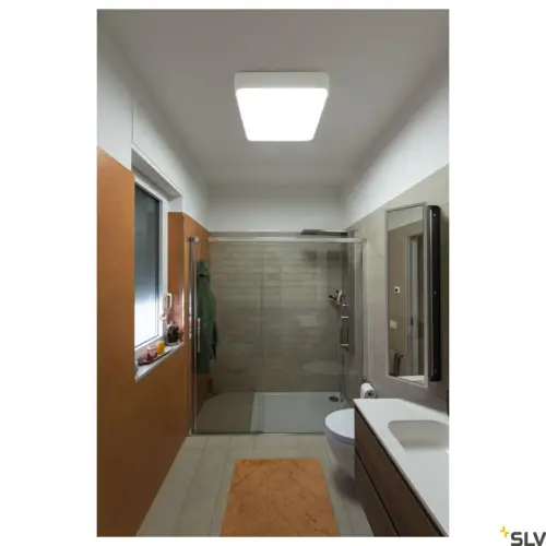 Candeeiro de teto LED branco quadrado MEDO 60