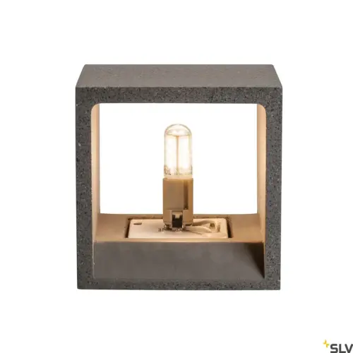 Lampe murale SOLID CUBE Plafond Sable/Noir