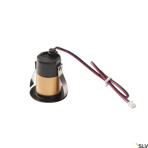 Candeeiro de teto LED HORN MINI Preto/Dourado