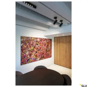 Q-LINE CL Luz de superfície/teto LED para teto/superfície 2m Preto 3000K