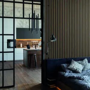 Revestimento de parede com riscas 3D Element 260x50cmx6mm