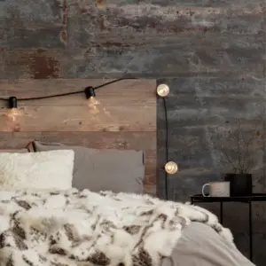 Element 3D revêtement mural rouille 260x50cmx6mm