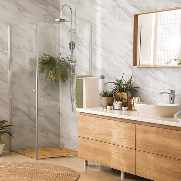 Element 3D 3D White Marble Wall Cladding 260x50cmx6mm