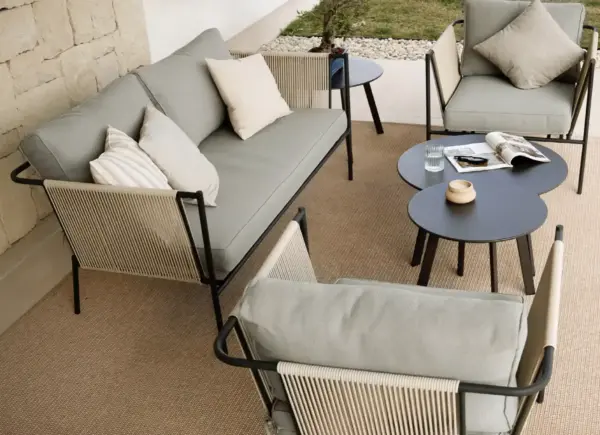 Conjunto Exterior Sofá+Sillones Colección VIENNA