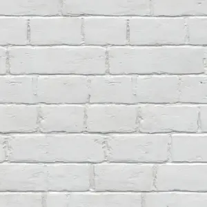 Revestimiento Pared Element 3D Ladrillo Blanco 260x50cm