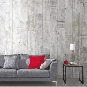 Element 3D Wall Cladding Rustic White 260x50x06cm