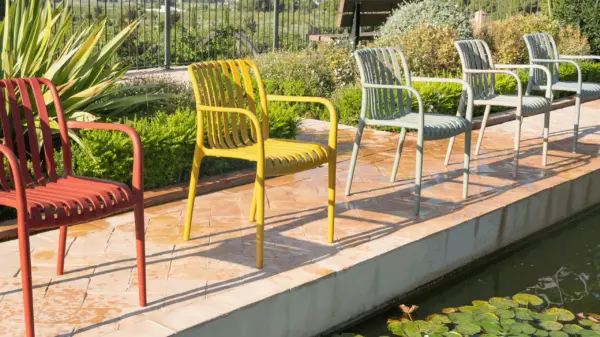 Chaises d'extérieur Collection DEBA 58x56x81cm