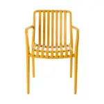 Pack 4 Sillas Exterior Colección DEBA 58x56x81cm - mostaza