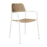 Pack 6 Sillas Exterior Colección MILOS 58x56x81cm - beige