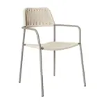 Pack 6 Sillas Exterior Colección MILOS 58x56x81cm - crema