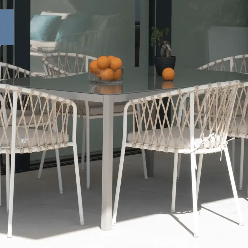 Pack 6 Sillas Exterior Colección Myra 58x56x81cm Pack 6 Sillas Exterior Colección MYRA 58x56x81cm