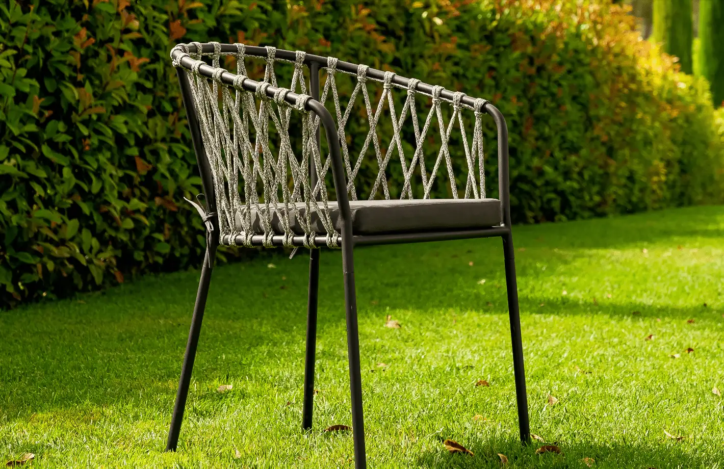 Pack 6 Chaises d'extérieur Collection MYRA 58x56x81cm