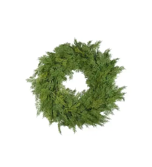 90 cm Synthetic Natural Cypress Wreath