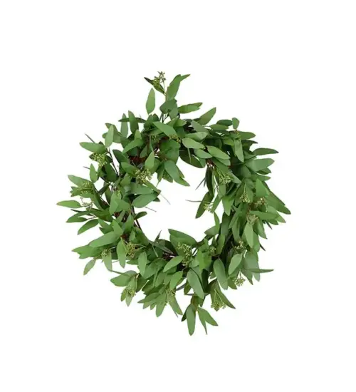 Pack of 4 Artificial Eucalyptus Wreaths 50cm