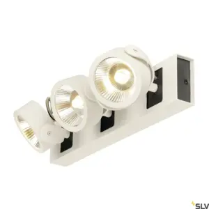 KALU Wall/Ceiling Lamp Three Spotlights 60° White/Black