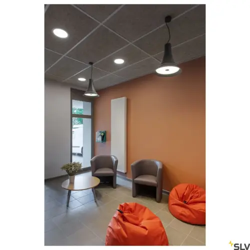 SENSER 24 Projetor LED de encastrar para teto redondo Branco