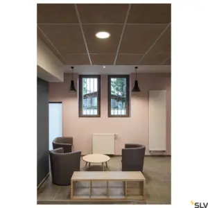 SENSER 24 Projetor LED de encastrar para teto redondo Branco