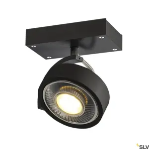 KALU Applique/plafonnier Monobloc Noir