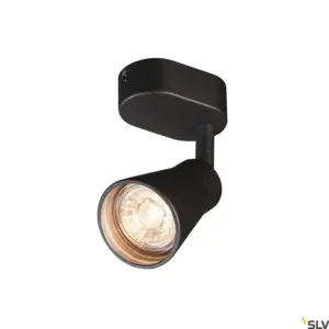 AVO CW Lampe murale/plafonnier simple Noir