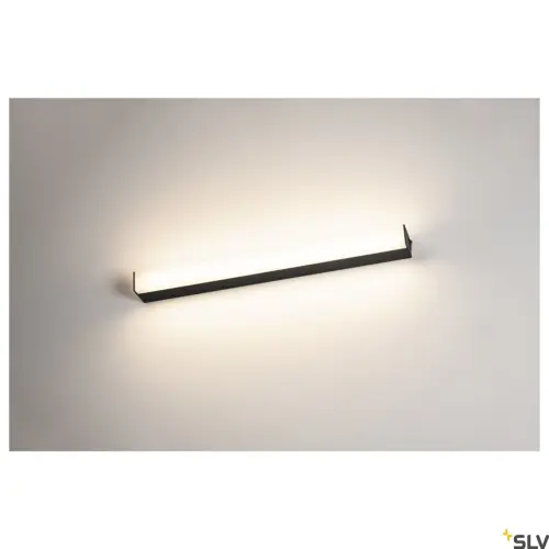 SIGHT Candeeiro de parede/teto LED com interrutor 600 mm preto