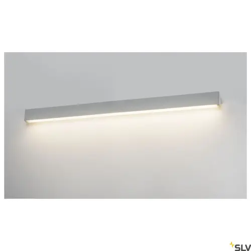 L-LINE 120 LED Wall/Ceiling Lamp Silver