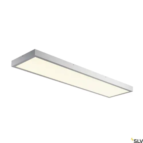PANEL Plafón Superficie Techo LED Gris/Plateado 4000K