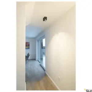 TRILEDO Double Lámpara Superficie LED Techo Negro