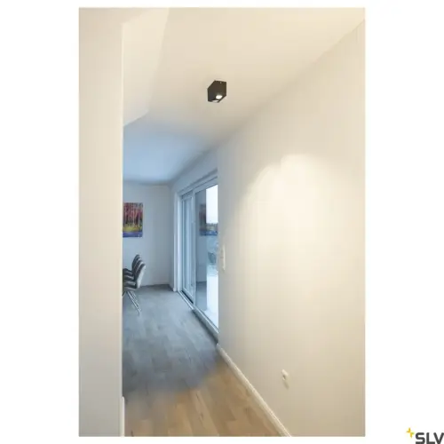 TRILEDO Double Lámpara Superficie LED Techo Negro