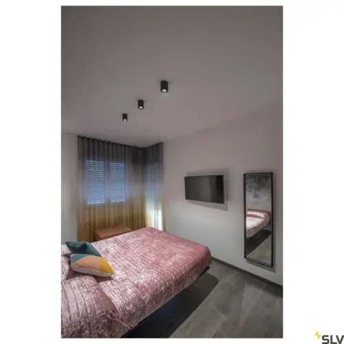 TRILEDO CL Square Ceiling Surface Ceiling Light Black