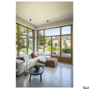 TRILEDO CL Square Ceiling Surface Ceiling Light Black