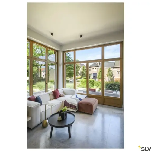 TRILEDO CL Square Ceiling Surface Ceiling Light Black