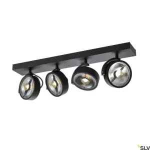 KALU CW Lampe murale Surface Plafond Quadruple Noir