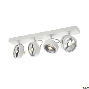 KALU CW Aplique Superficie Techo Cuadruple Blanco