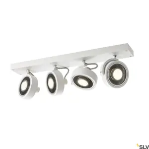 KALU CW Aplique Superficie Techo Cuadruple Blanco