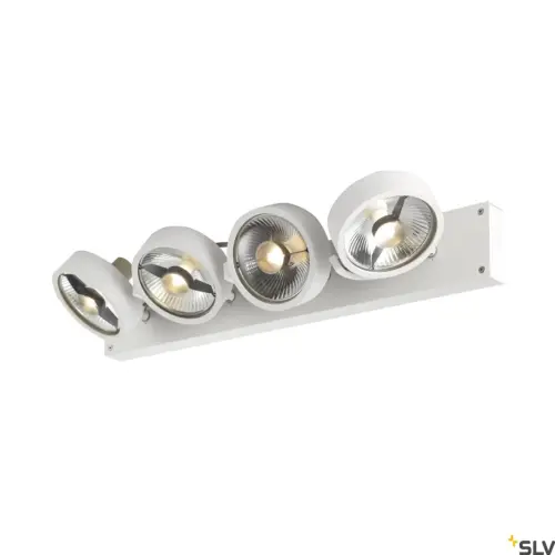 KALU CW Aplique Superficie Techo Cuadruple Blanco