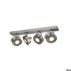 KALU CW Aplique Techo Cuádruple Aluminio/Cepillado