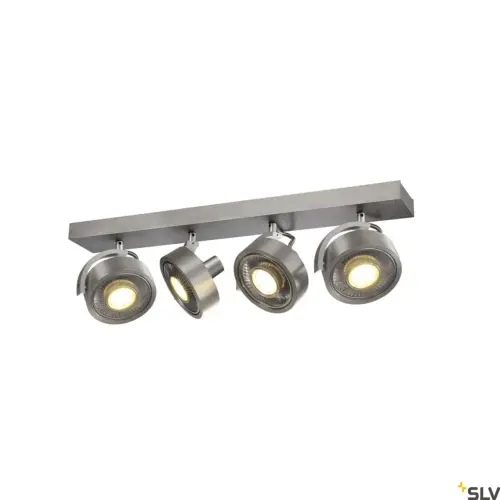 KALU CW Aplique Techo Cuádruple Aluminio/Cepillado