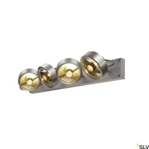 KALU CW Aplique Techo Cuádruple Aluminio/Cepillado