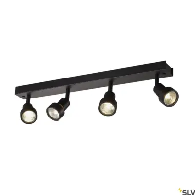 PURI CW Quadruple Wall/Ceiling Light Black