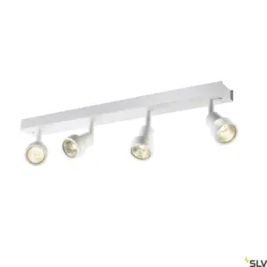 PURI CW Lámpara Pared/Techo Cuádruple Blanco