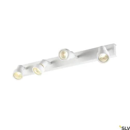 PURI CW Lámpara Pared/Techo Cuádruple Blanco